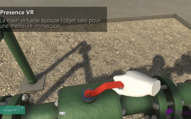 Hand tracking VR