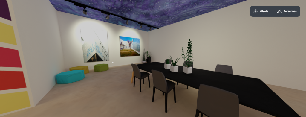 Salle de réunion dans le Metaverse